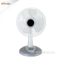 Ventilador de mesa elétrico personalizado Kaidi de 16 polegadas e baixo ruído Ventilador de mesa interno de 220v Ventiladores de mesa de pedestal de base quadrada branca com temporizador